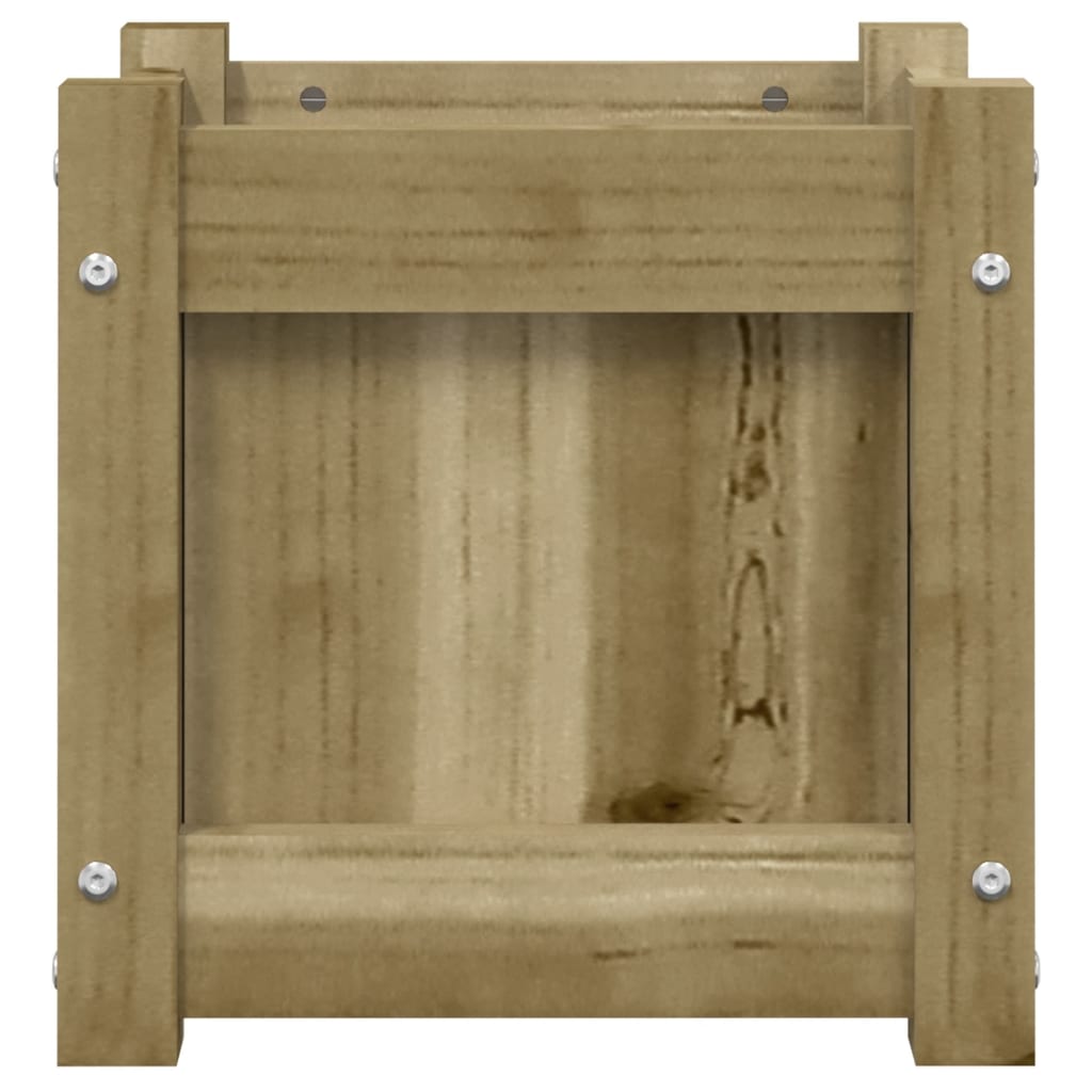 Hageplantekasse 31x31x31 cm impregnert furu