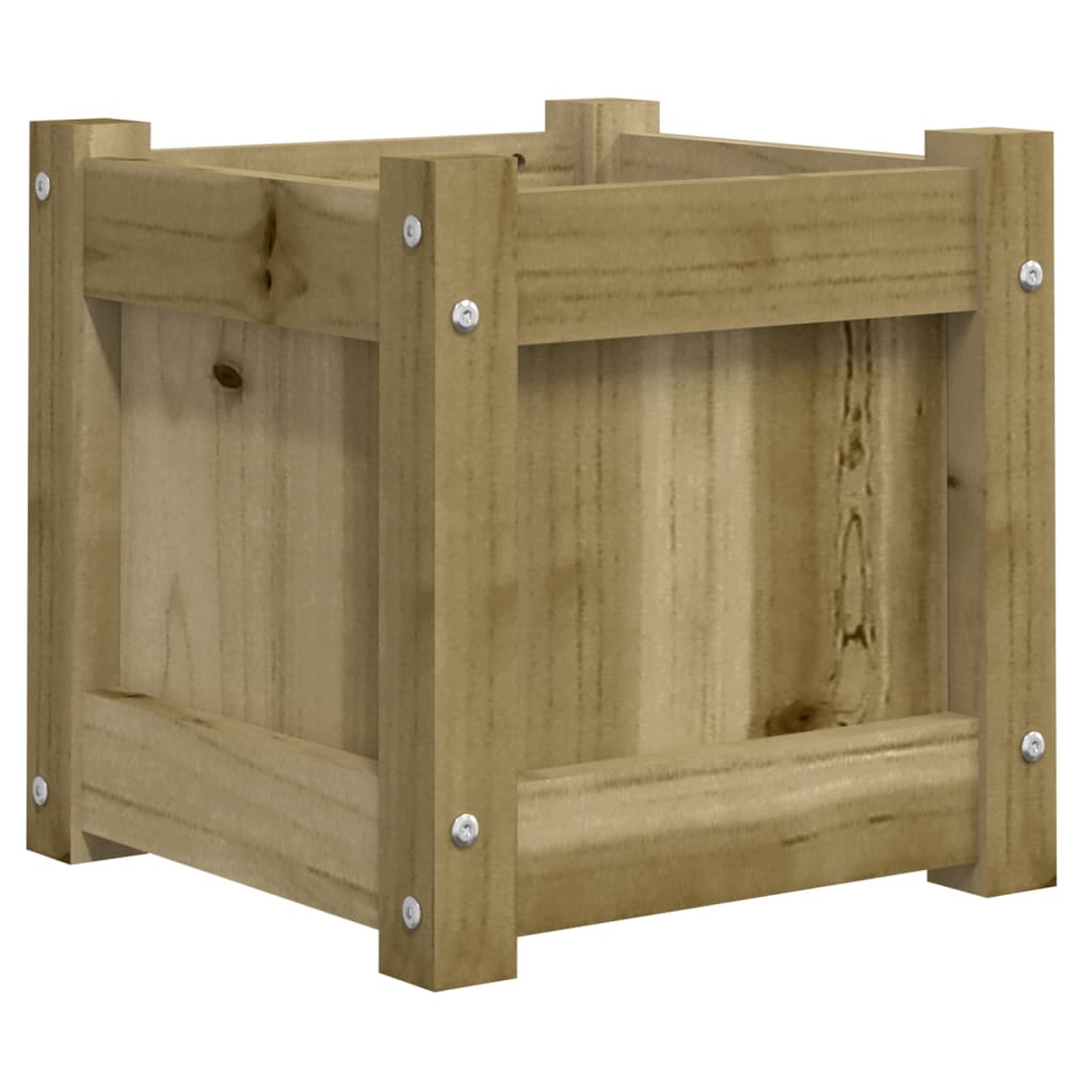 Hageplantekasse 31x31x31 cm impregnert furu