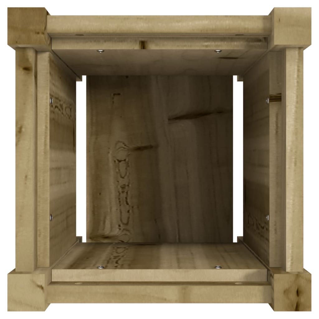 Hageplantekasse 31x31x31 cm impregnert furu