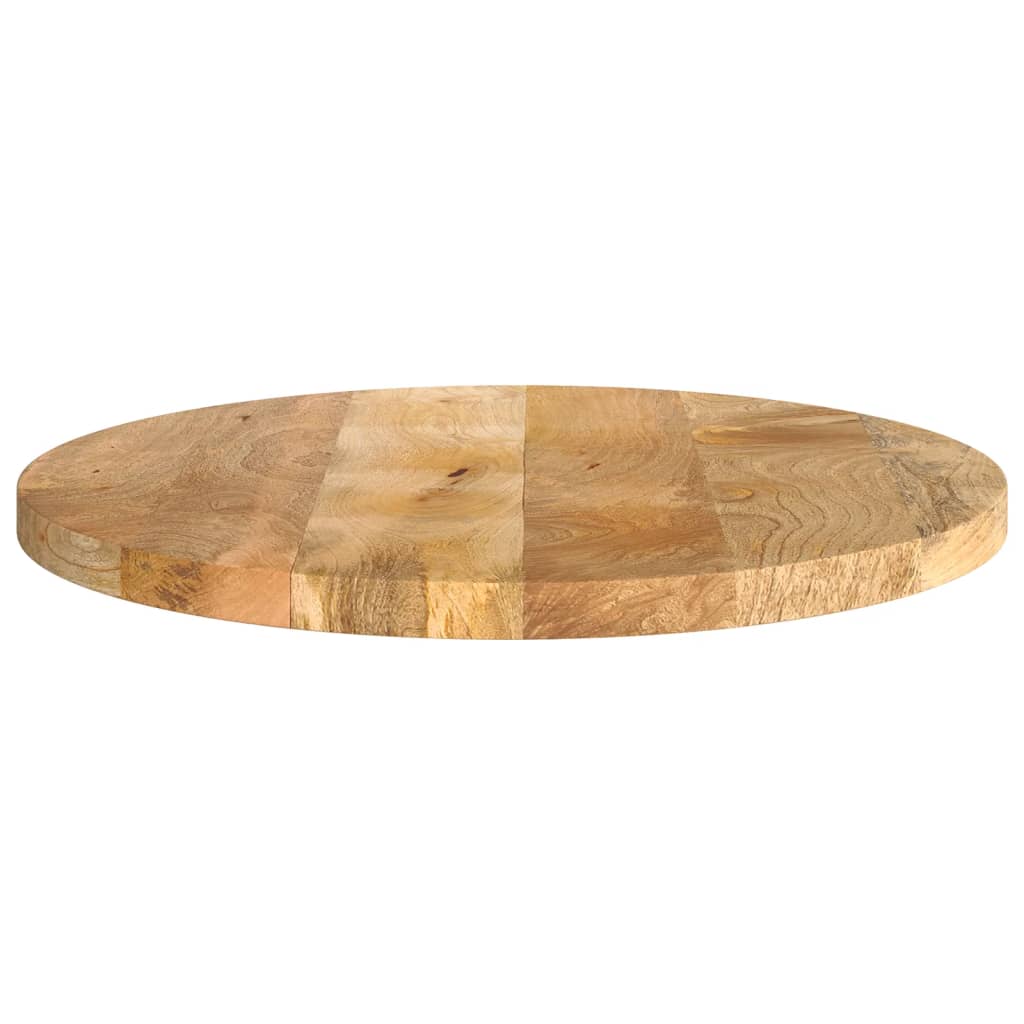 Bordplate Ø 40x2,5 cm rund heltre mango
