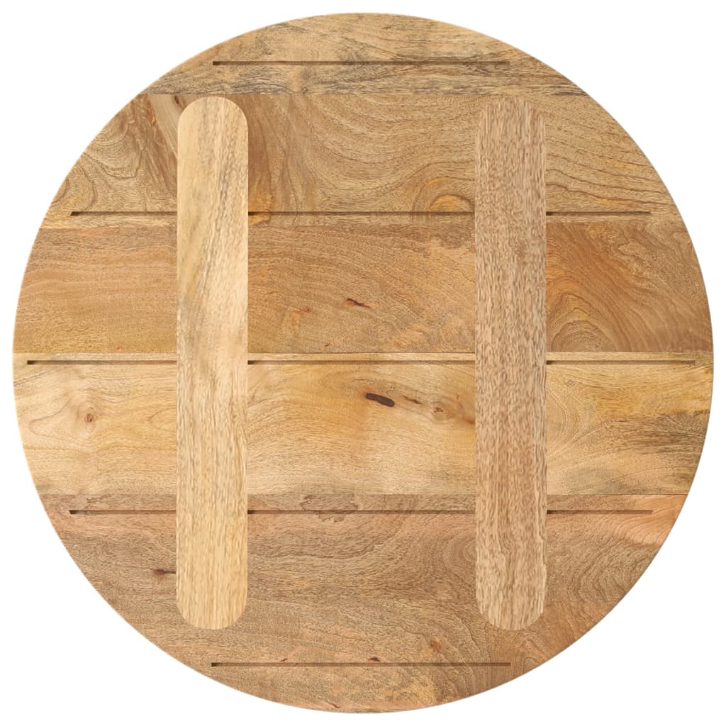 Bordplate Ø 50x2,5 cm rund heltre mango
