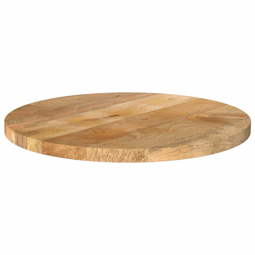 Bordplate Ø 60x2,5 cm rund heltre mango