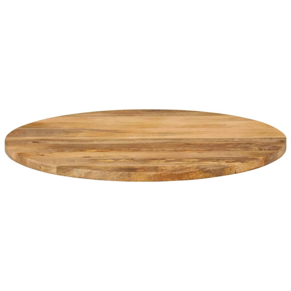 Bordplate Ø 70x2,5 cm rund heltre mango
