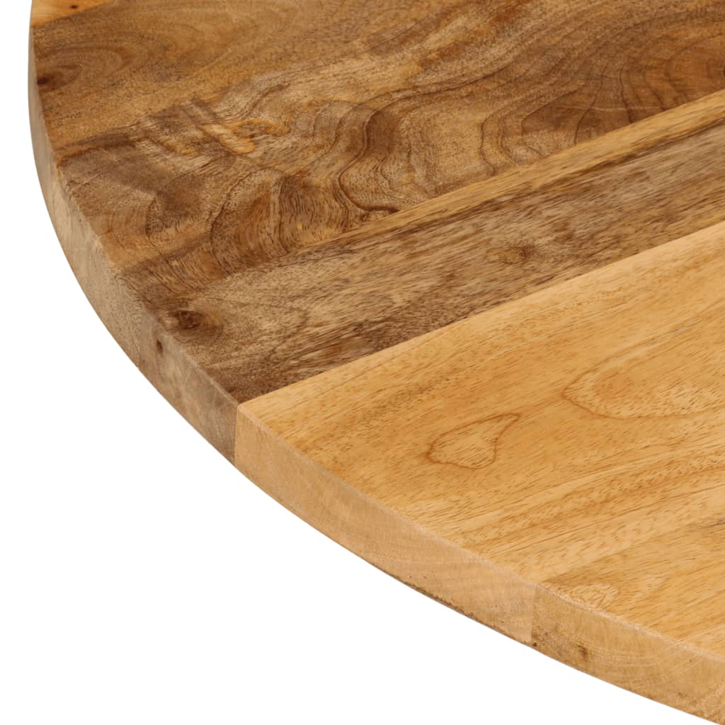 Bordplate Ø 70x2,5 cm rund heltre mango