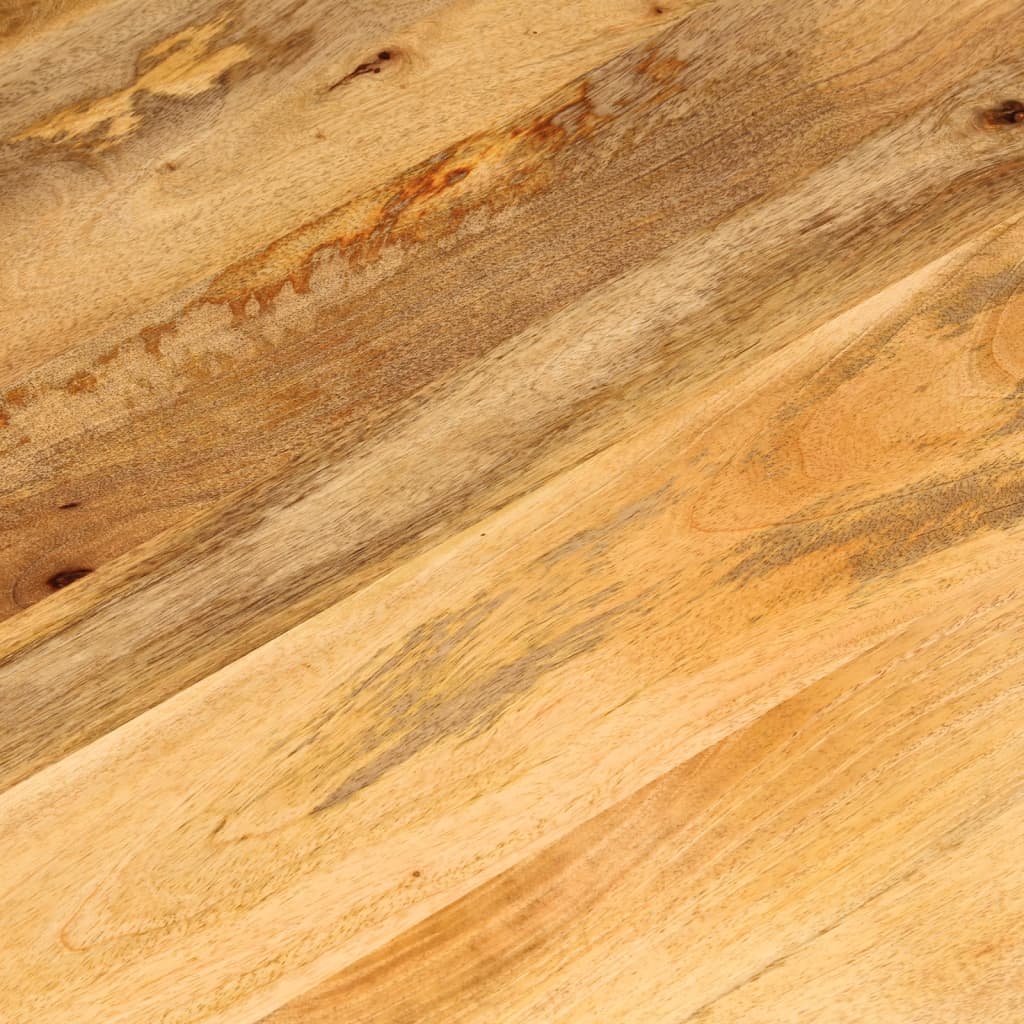 Bordplate Ø 90x2,5 cm rund heltre mango