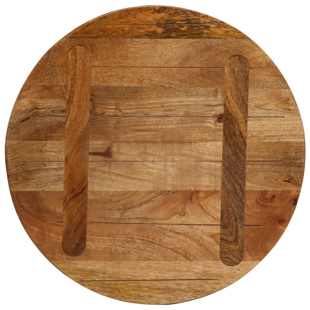 Bordplate Ø 50x2,5 cm rund heltre mango