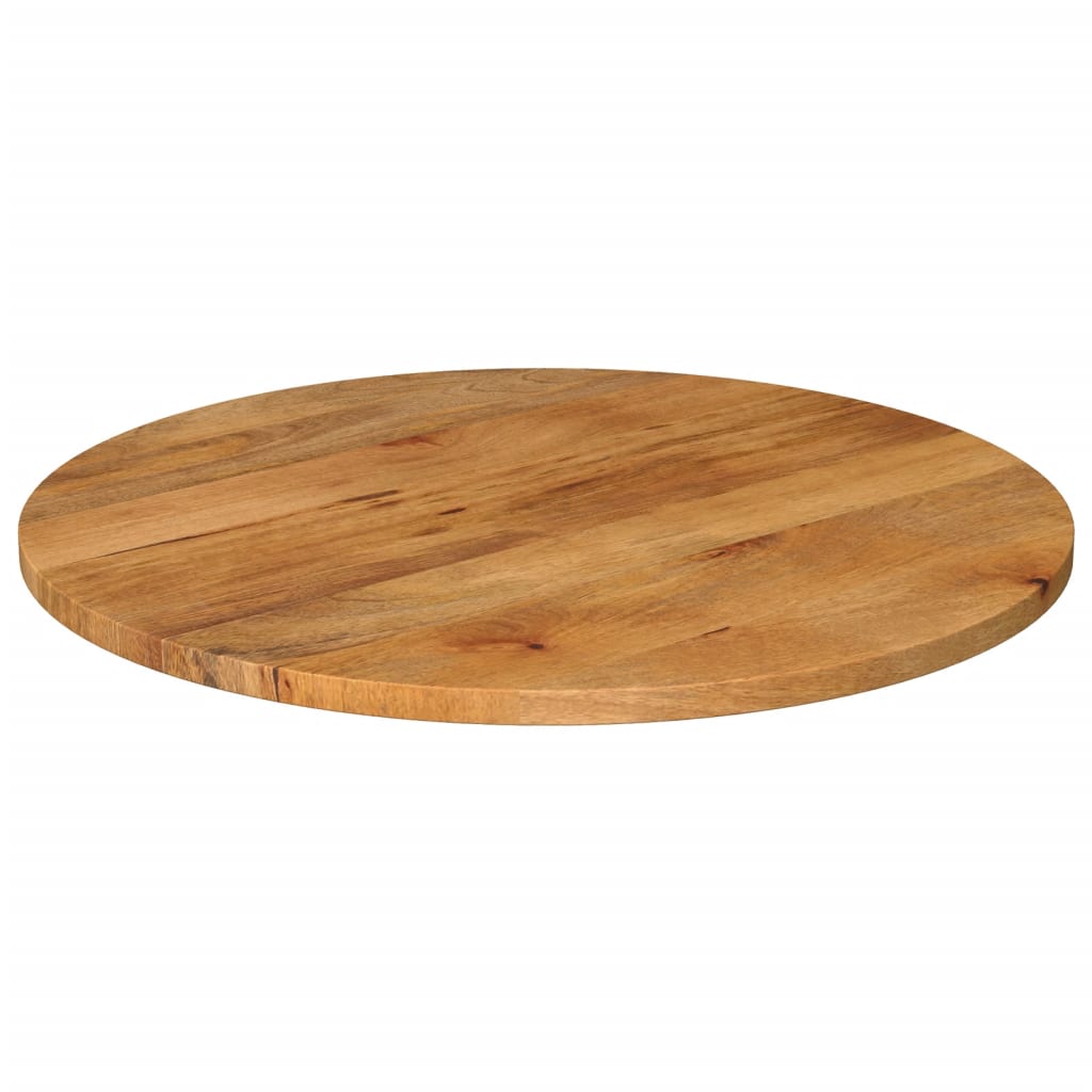 Bordplate Ø 70x3,8 cm rund heltre mango