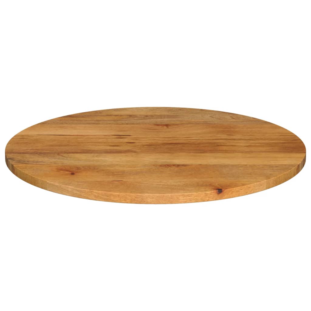 Bordplate Ø 80x2,5 cm rund heltre mango