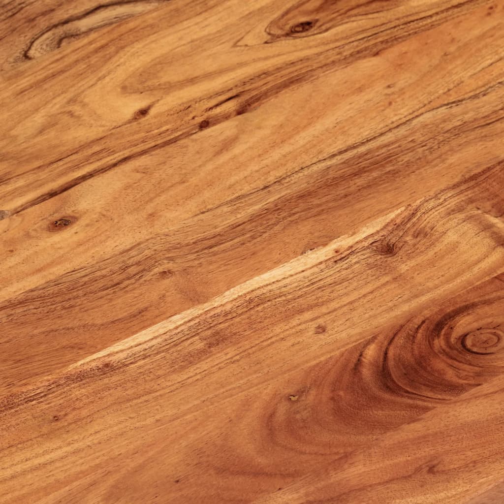 Bordplate 90x40x3,8 cm oval heltre akasie