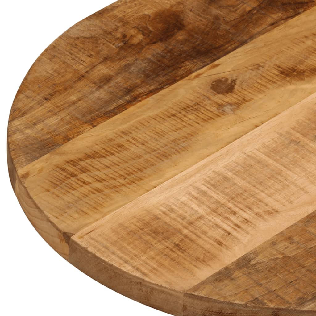 Bordplate 90x40x3,8 cm oval grovt heltre mangotre