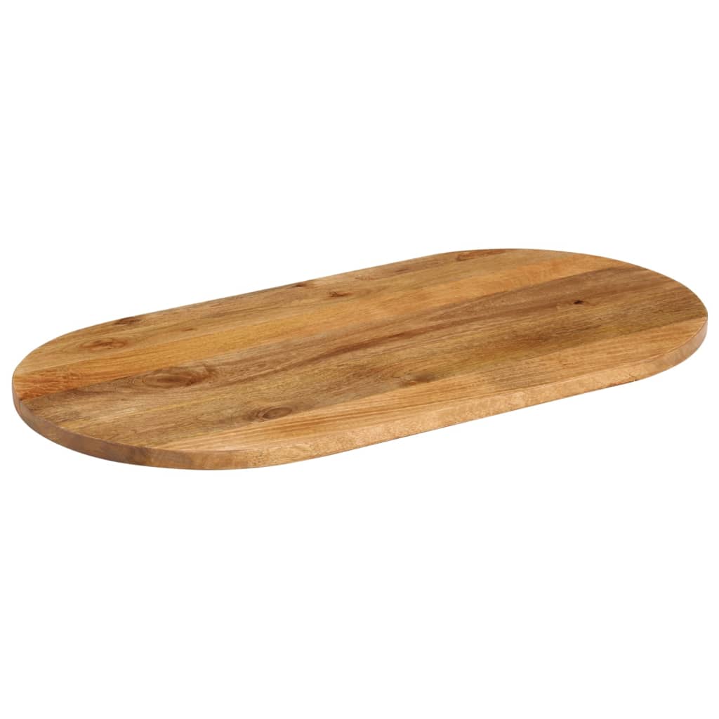 Bordplate 80x40x3,8 cm oval heltre mango