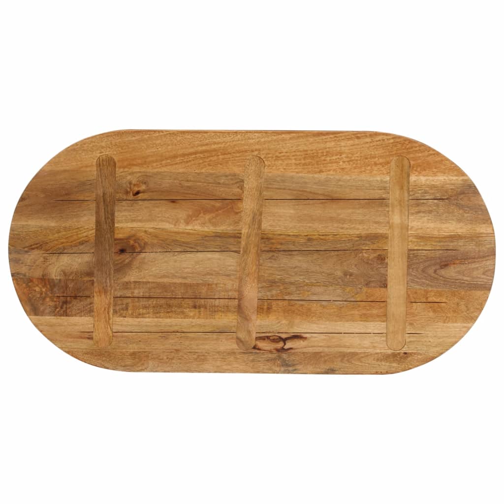 Bordplate 90x40x3,8 cm oval heltre mango