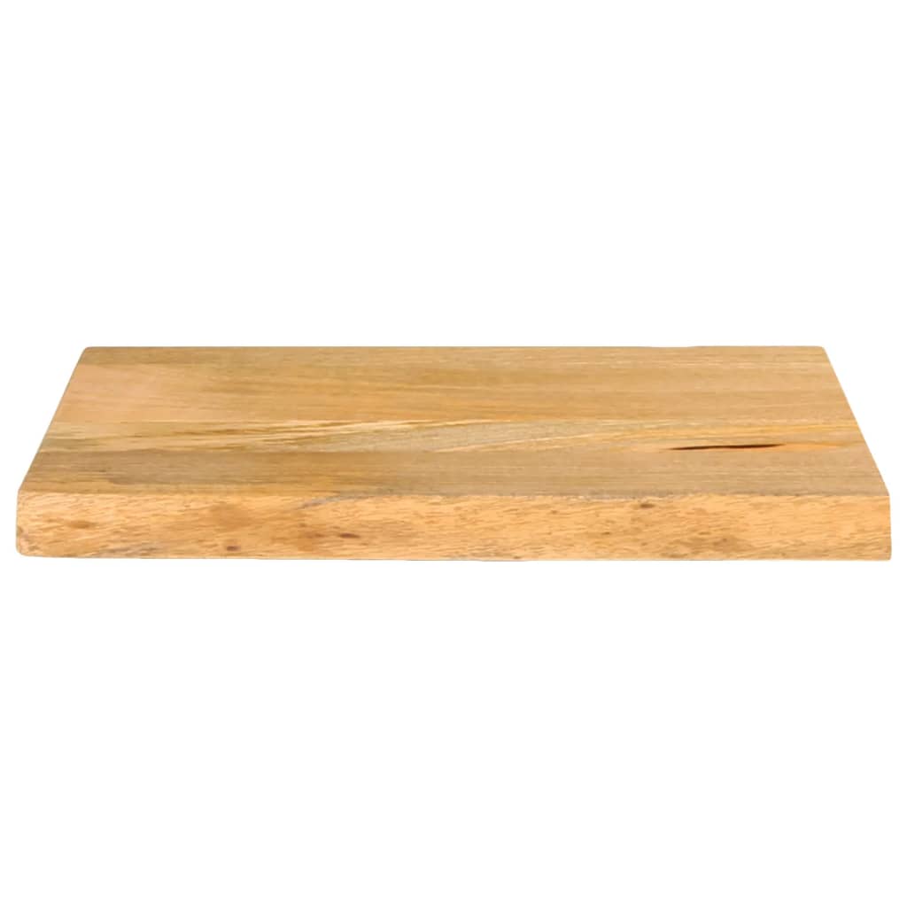 Bordplate naturlig kant 60x20x3,8 cm heltre mango