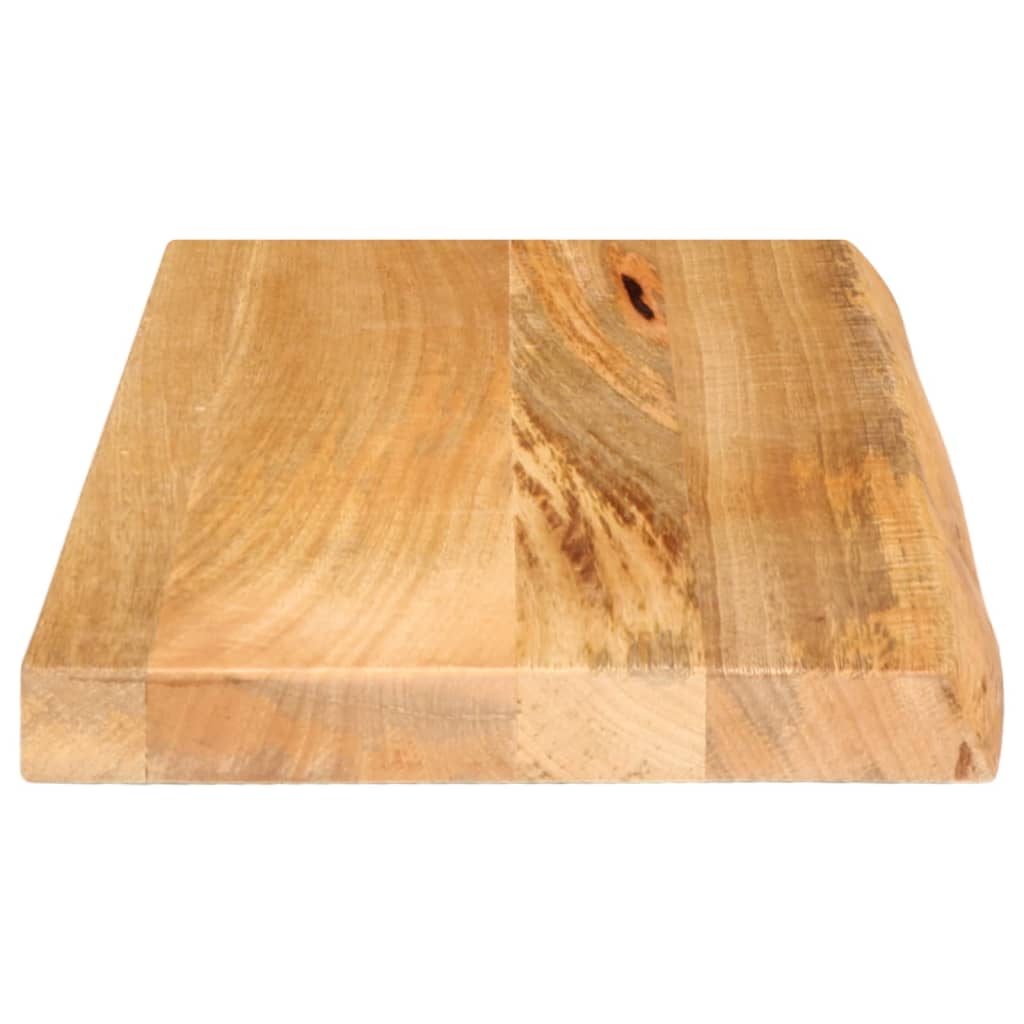 Bordplate naturlig kant 60x20x3,8 cm heltre mango