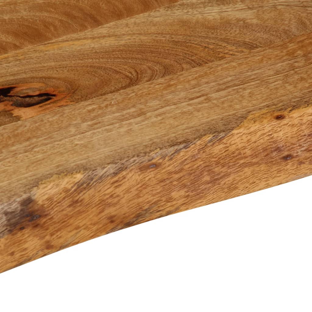 Bordplate naturlig kant 60x20x3,8 cm heltre mango
