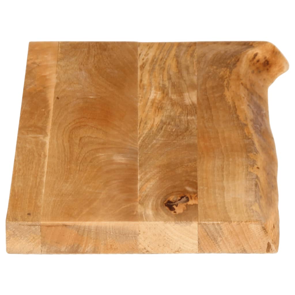 Bordplate naturlig kant 70x20x3,8 cm heltre mango