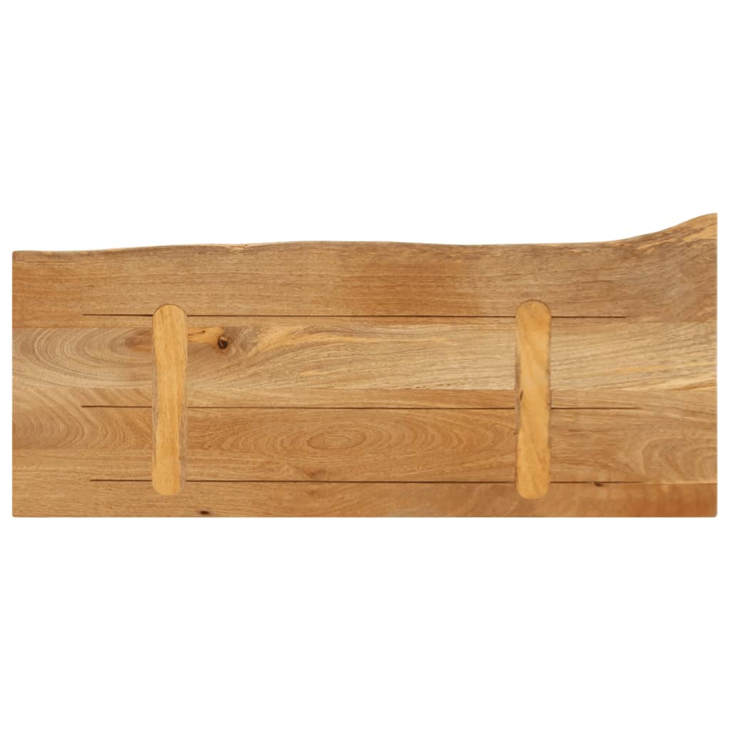 Bordplate naturlig kant 70x20x3,8 cm heltre mango