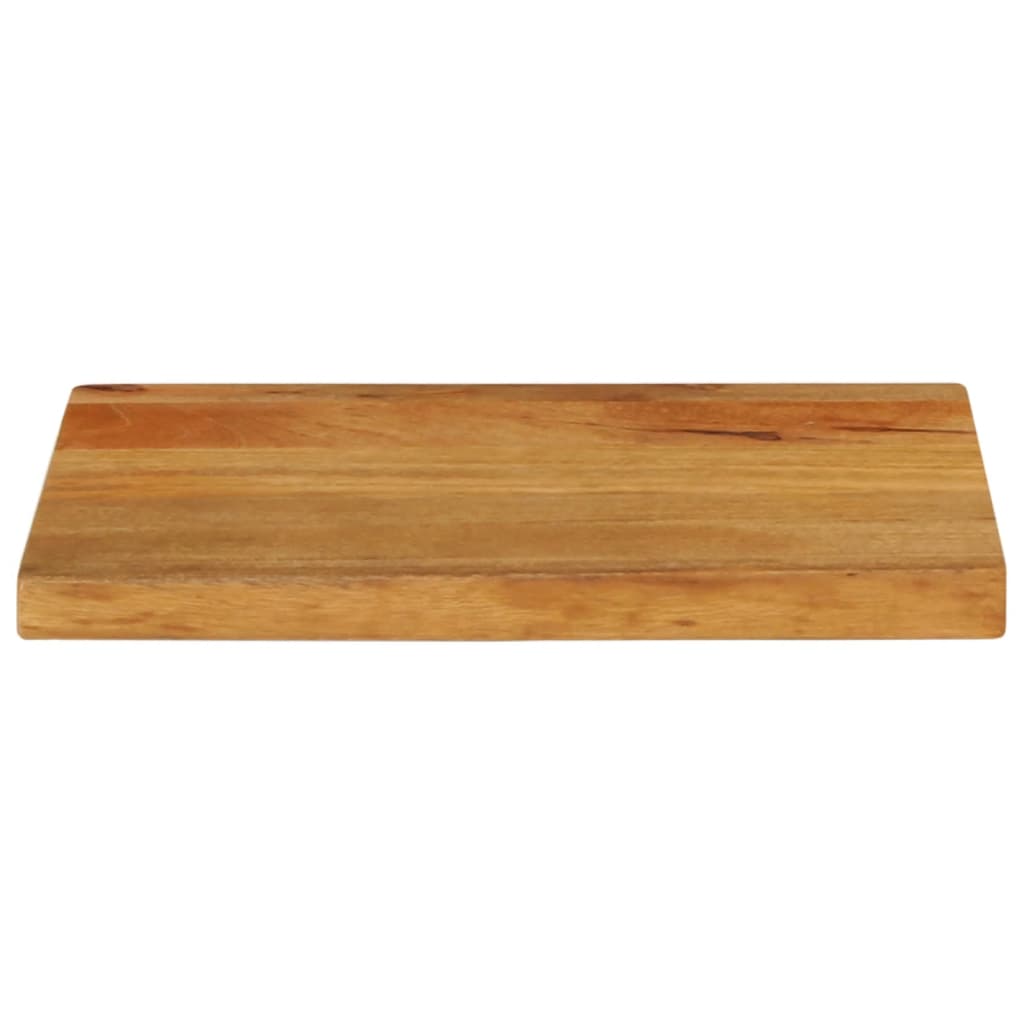 Bordplate naturlig kant 60x20x3,8 cm heltre mango