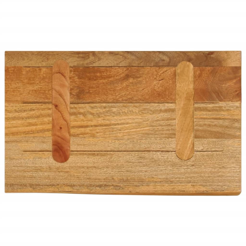 Bordplate naturlig kant 60x20x3,8 cm heltre mango