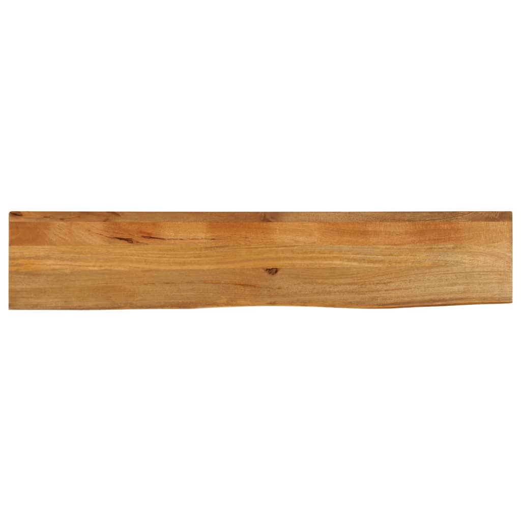 Bordplate naturlig kant 140x20x3,8 cm heltre mango