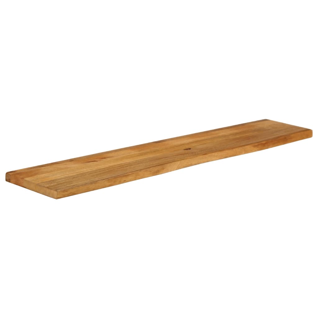 Bordplate naturlig kant 140x20x3,8 cm heltre mango