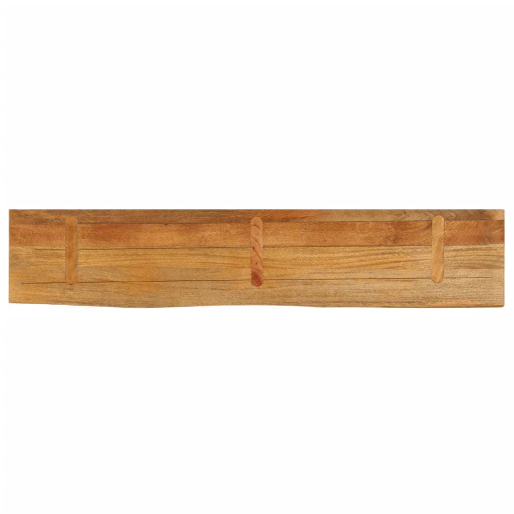 Bordplate naturlig kant 140x20x3,8 cm heltre mango