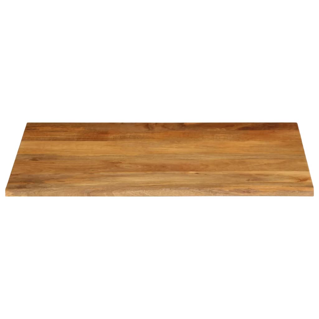 Bordplate 90x80x3,8 cm naturlig kant heltre mango