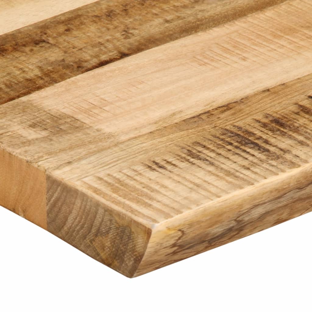 Bordplate naturlig kant 70x40x2,5 cm grovt heltre mangotre