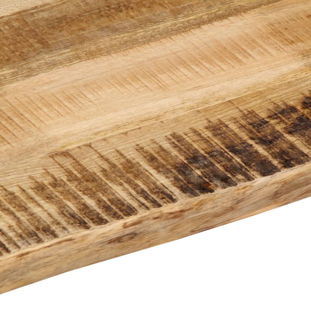 Bordplate naturlig kant 50x40x3,8 cm grovt heltre mangotre