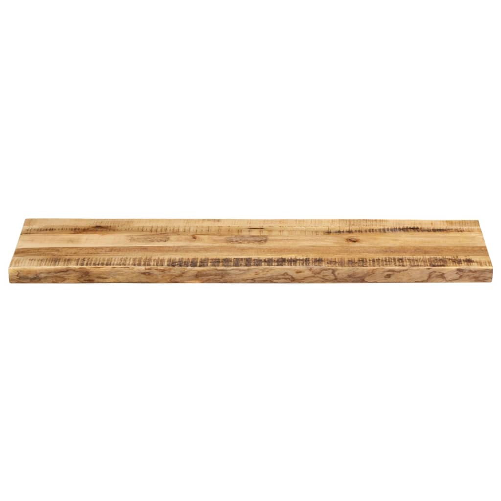 Bordplate naturlig kant 110x40x3,8 cm grovt heltre mangotre