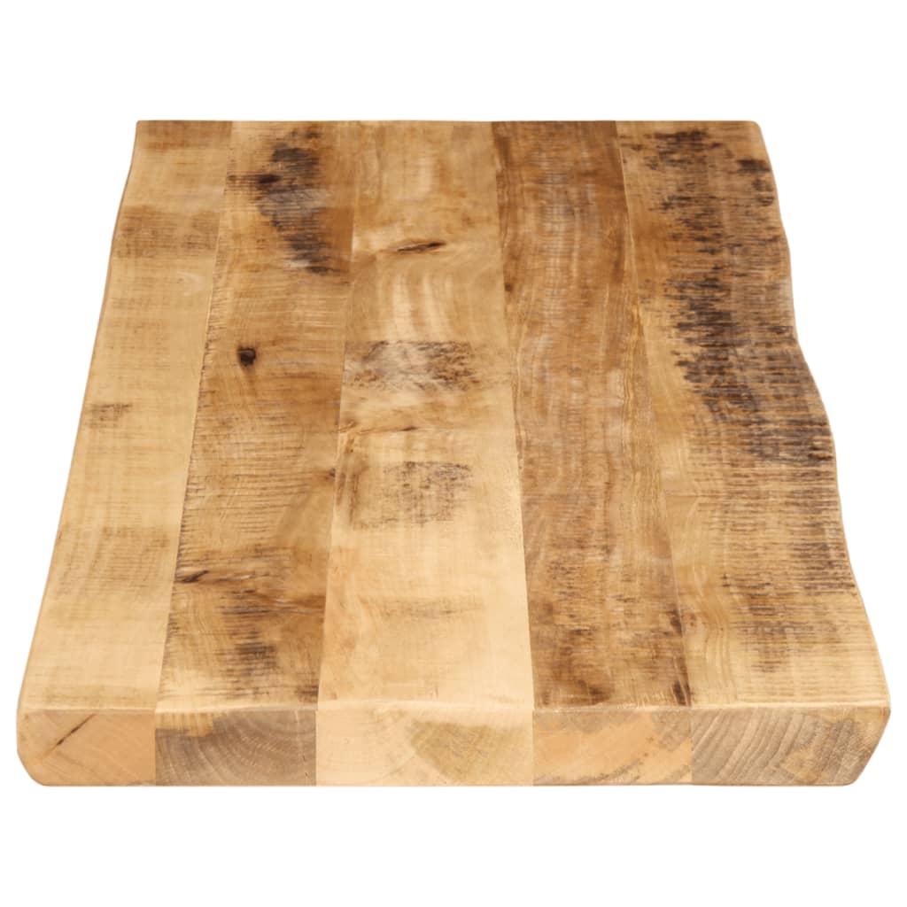 Bordplate naturlig kant 110x40x3,8 cm grovt heltre mangotre