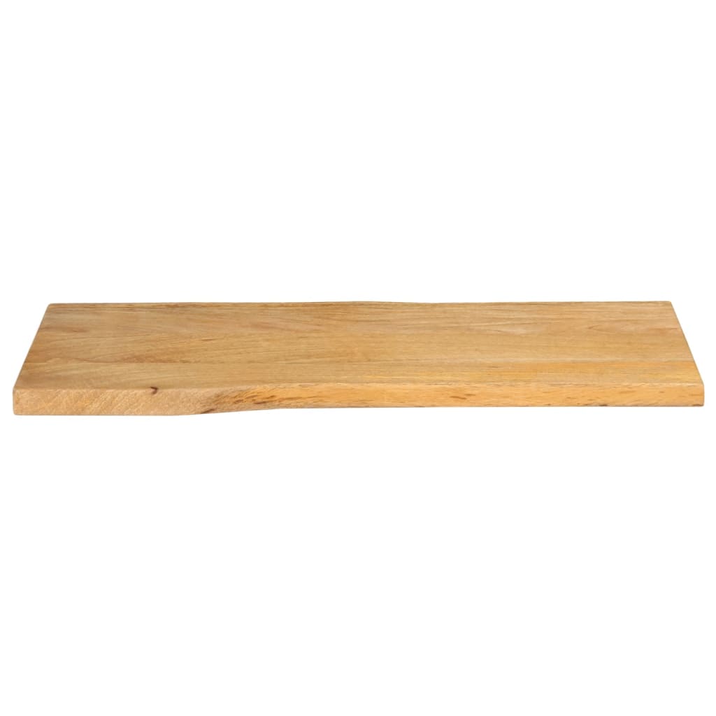 Bordplate 90x40x2,5 cm naturlig kant heltre mango
