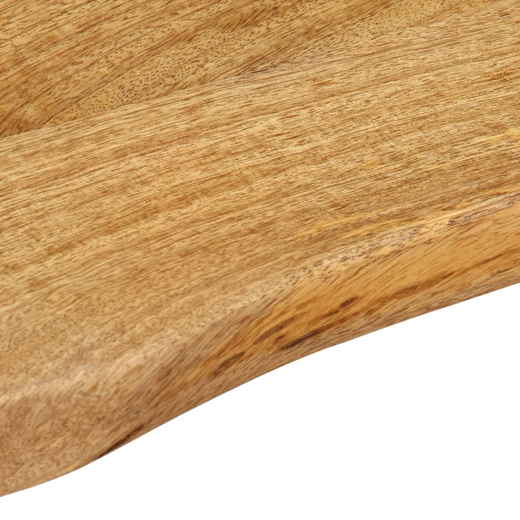 Bordplate 90x40x2,5 cm naturlig kant heltre mango