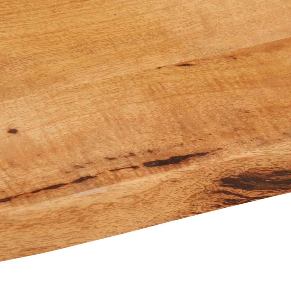 Bordplate 80x60x2,5 cm naturlig kant heltre mango