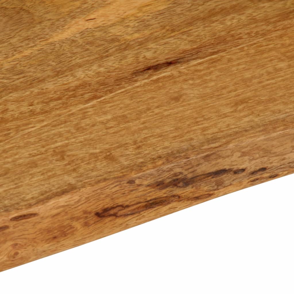 Bordplate 90x60x2,5 cm naturlig kant heltre mango