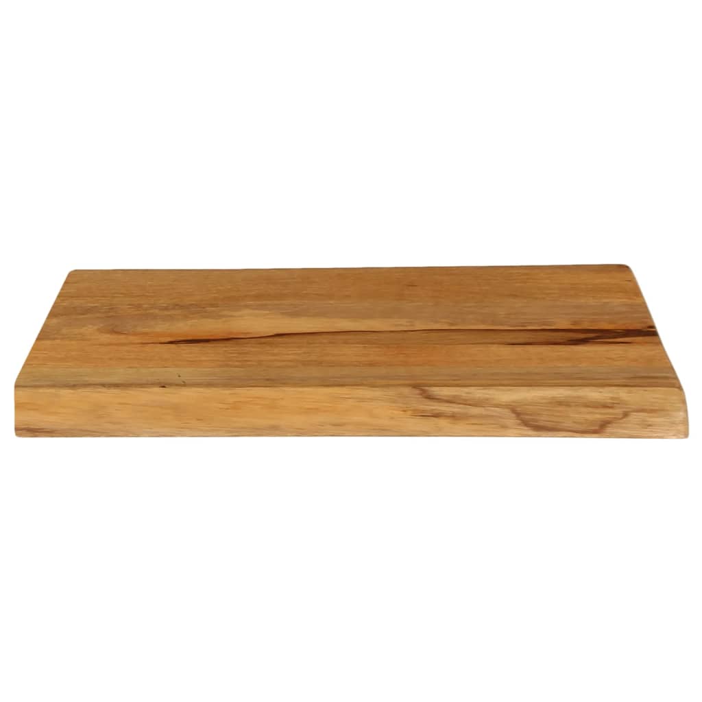 Bordplate 70x40x3,8 cm naturlig kant heltre mango
