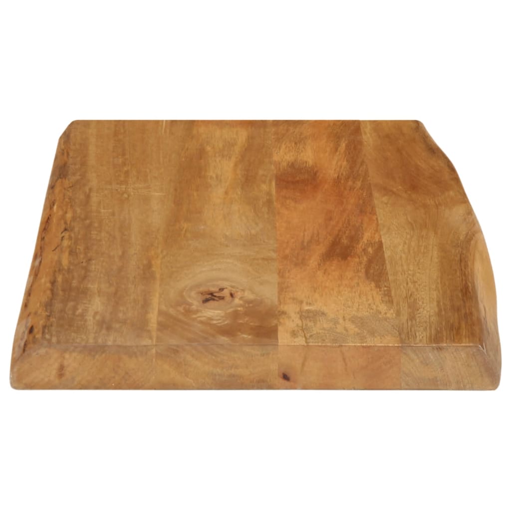 Bordplate 70x40x3,8 cm naturlig kant heltre mango