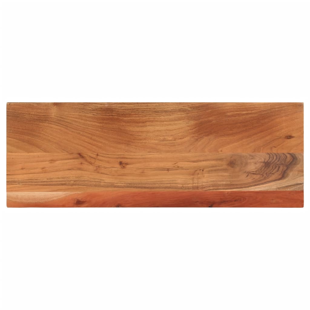 Bordplate 80x20x2,5 cm rektangulær heltre akasie