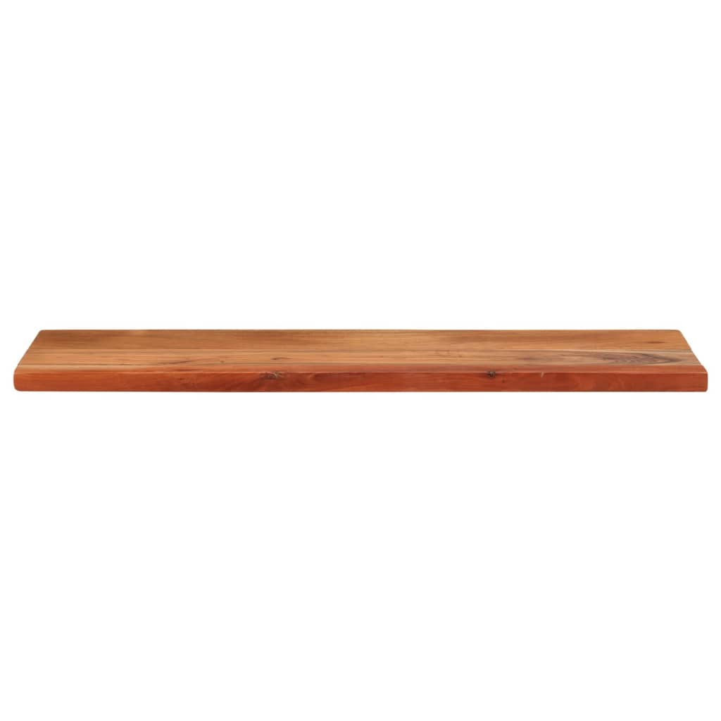 Bordplate 80x20x2,5 cm rektangulær heltre akasie