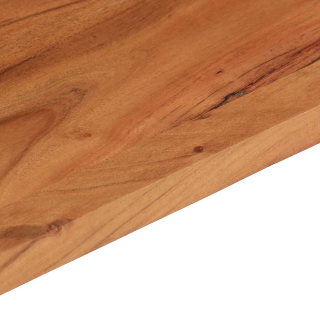 Bordplate 80x20x2,5 cm rektangulær heltre akasie
