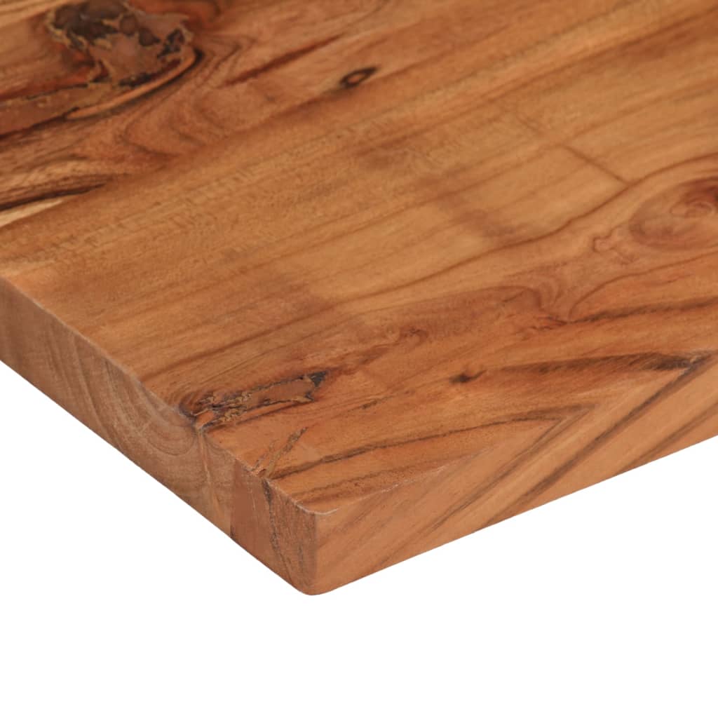 Bordplate 70x40x3,8 cm rektangulær heltre akasie