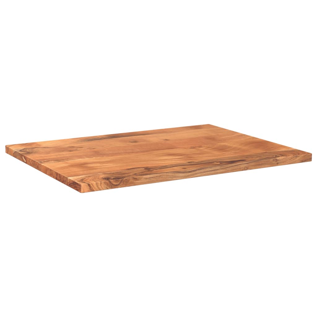 Bordplate 90x50x3,8 cm rektangulær heltre akasie