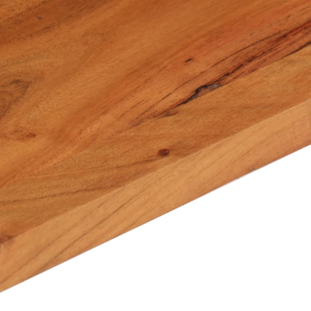 Bordplate 90x50x3,8 cm rektangulær heltre akasie