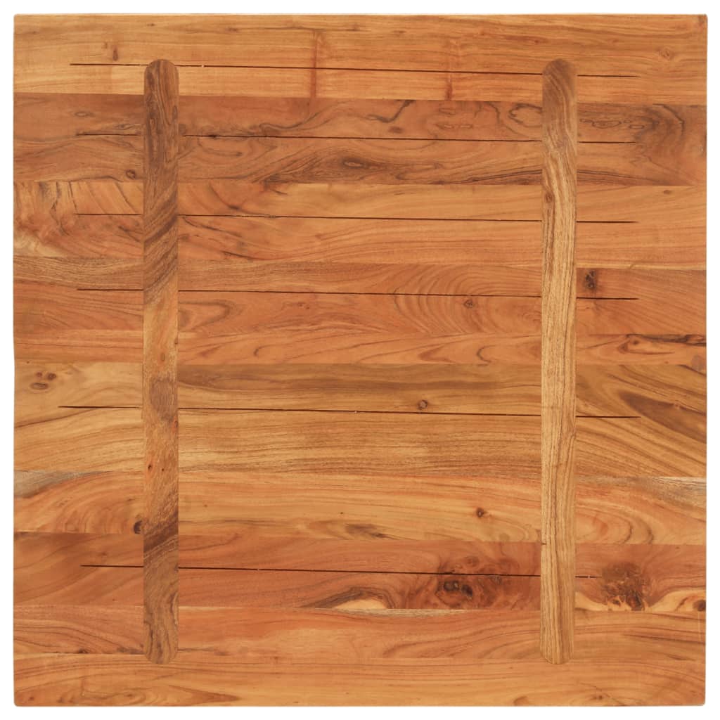 Bordplate 80x80x3,8 cm firkantet heltre bøketre