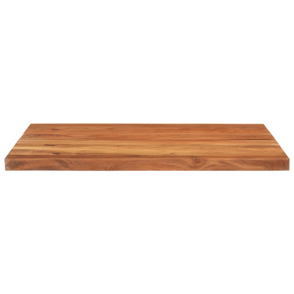 Bordplate 90x80x3,8 cm rektangulær heltre akasie