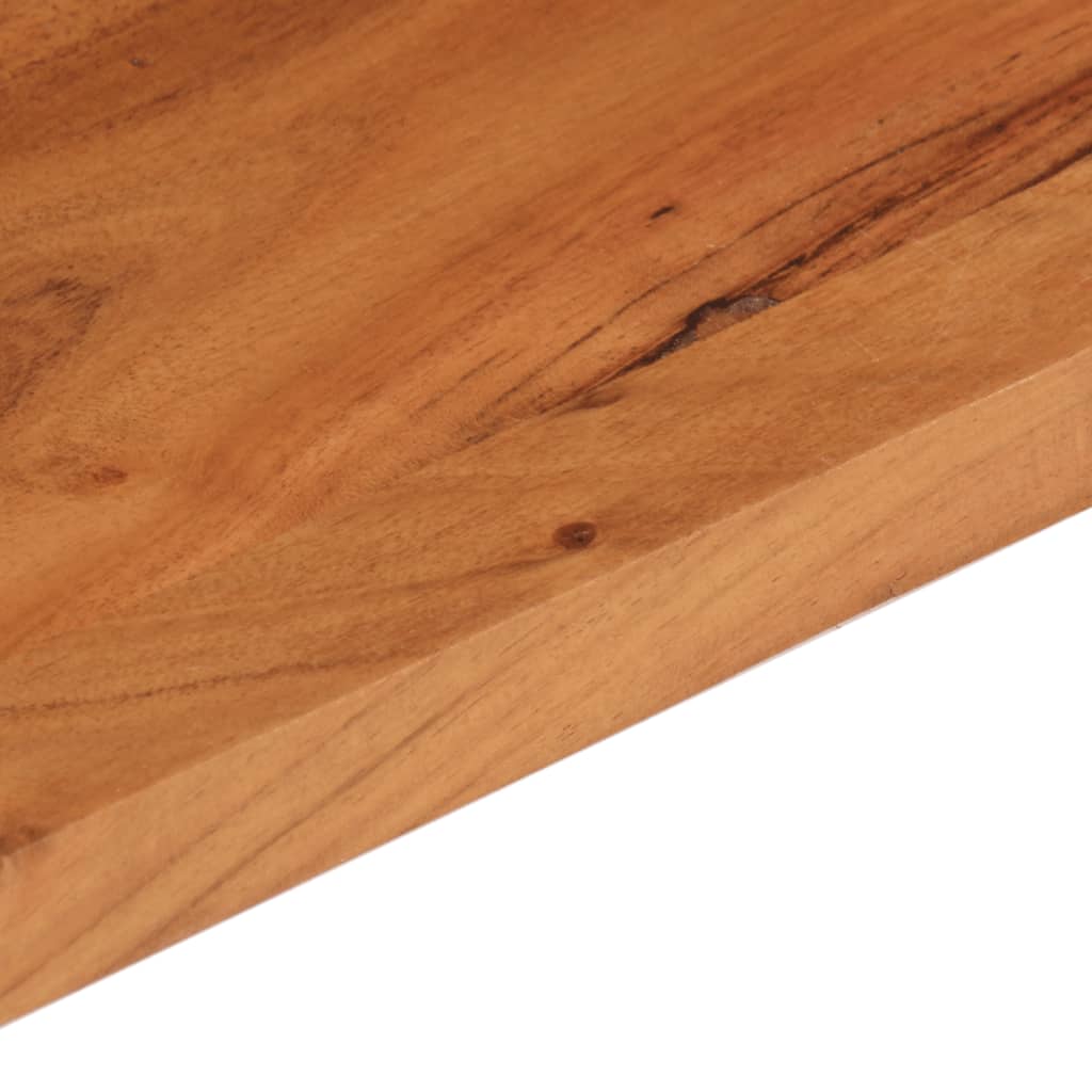 Bordplate 90x80x3,8 cm rektangulær heltre akasie