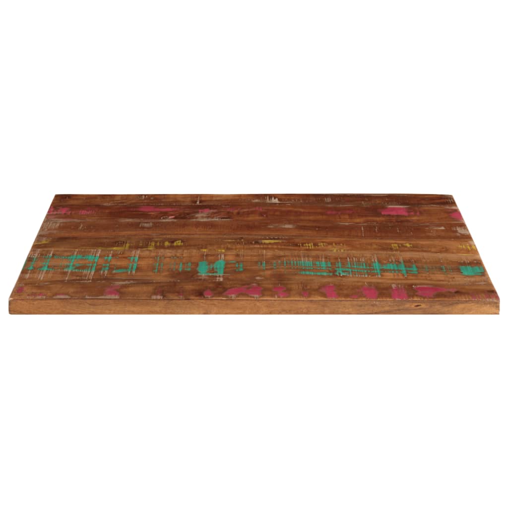Bordplate 90x50x2,5 cm rektangulær gjenvunnet heltre