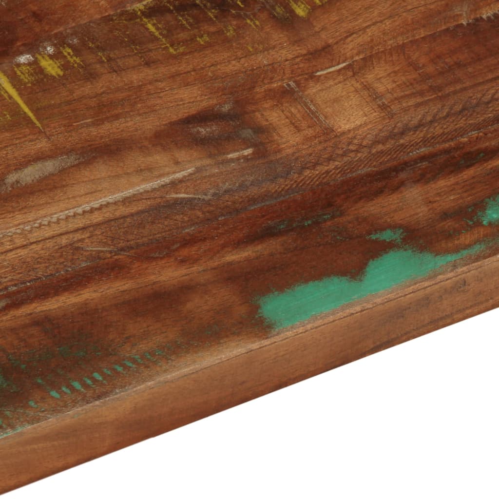 Bordplate 90x50x2,5 cm rektangulær gjenvunnet heltre
