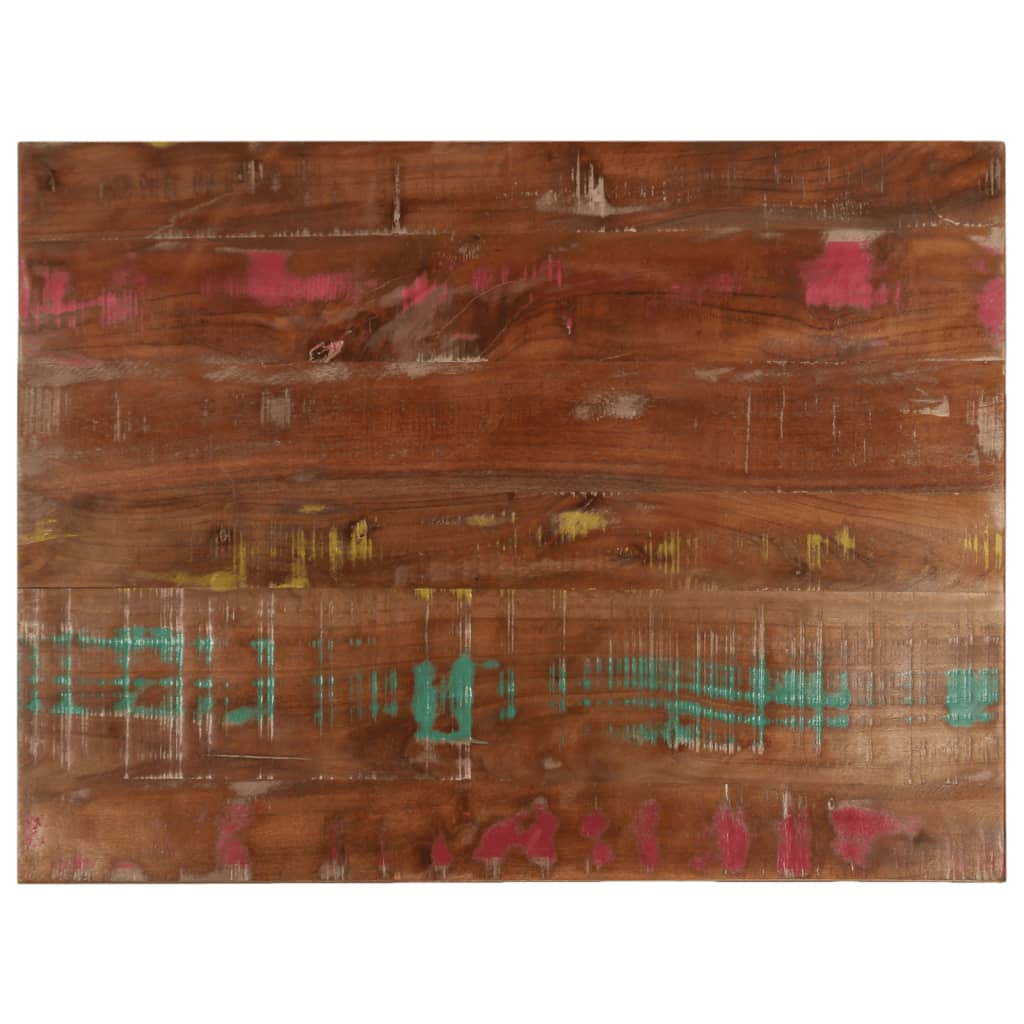 Bordplate 90x70x1,5 cm rektangulær gjenvunnet heltre