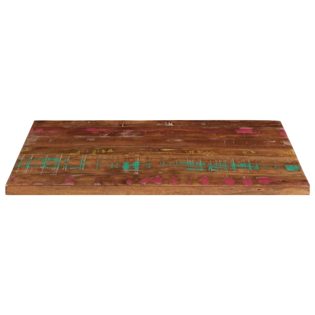 Bordplate 90x70x2,5 cm rektangulær gjenvunnet heltre